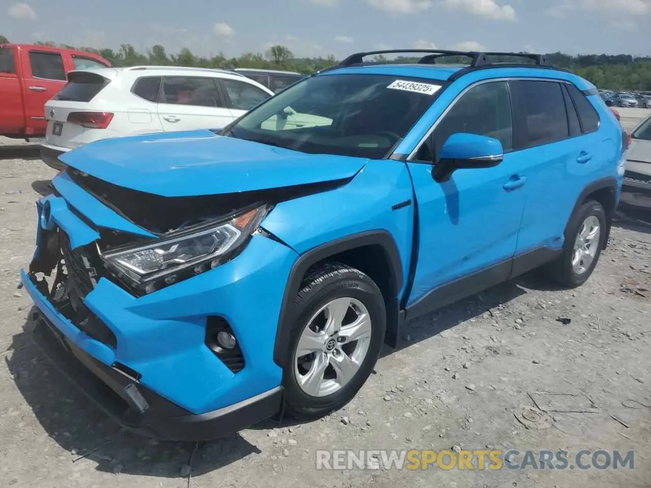 1 Фотография поврежденного автомобиля JTMRWRFV6LJ046444 TOYOTA RAV4 2020