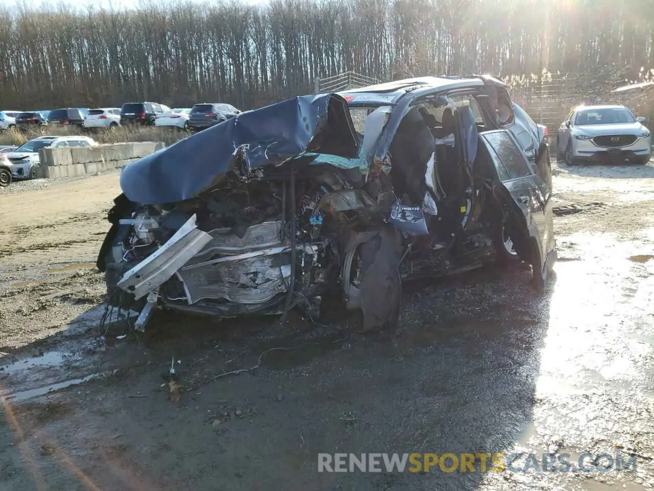 2 Photograph of a damaged car JTMRWRFV7LD548068 TOYOTA RAV4 2020