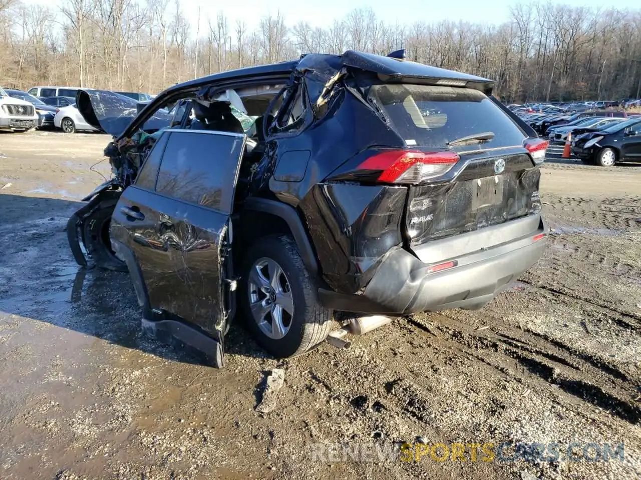 3 Photograph of a damaged car JTMRWRFV7LD548068 TOYOTA RAV4 2020