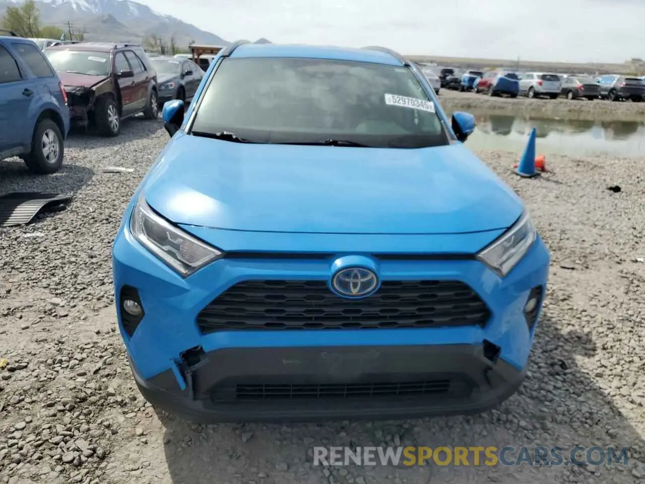 5 Photograph of a damaged car JTMRWRFV8LD547236 TOYOTA RAV4 2020