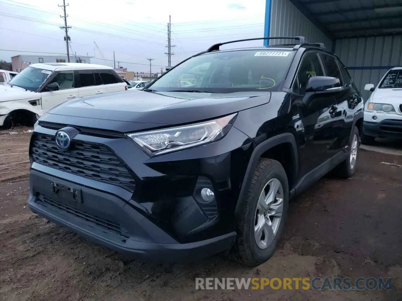 2 Photograph of a damaged car JTMRWRFV9LD070641 TOYOTA RAV4 2020