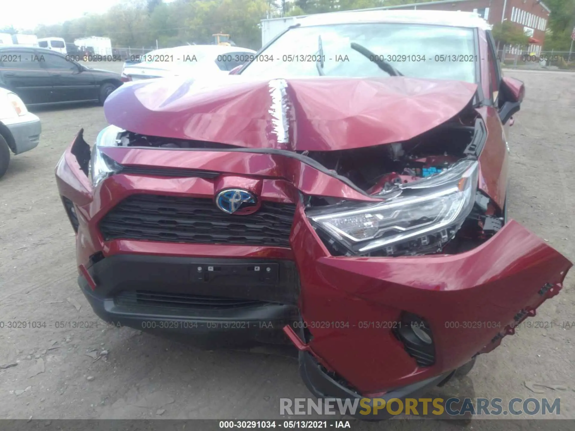 6 Photograph of a damaged car JTMRWRFV9LD070879 TOYOTA RAV4 2020