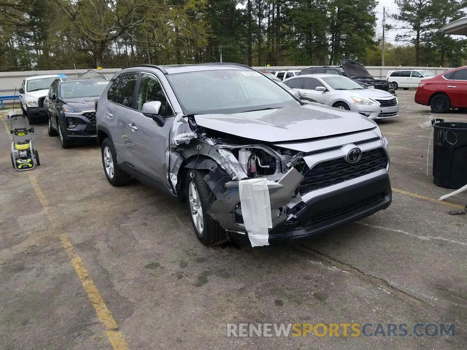 1 Photograph of a damaged car JTMW1RFV1LD047257 TOYOTA RAV4 2020