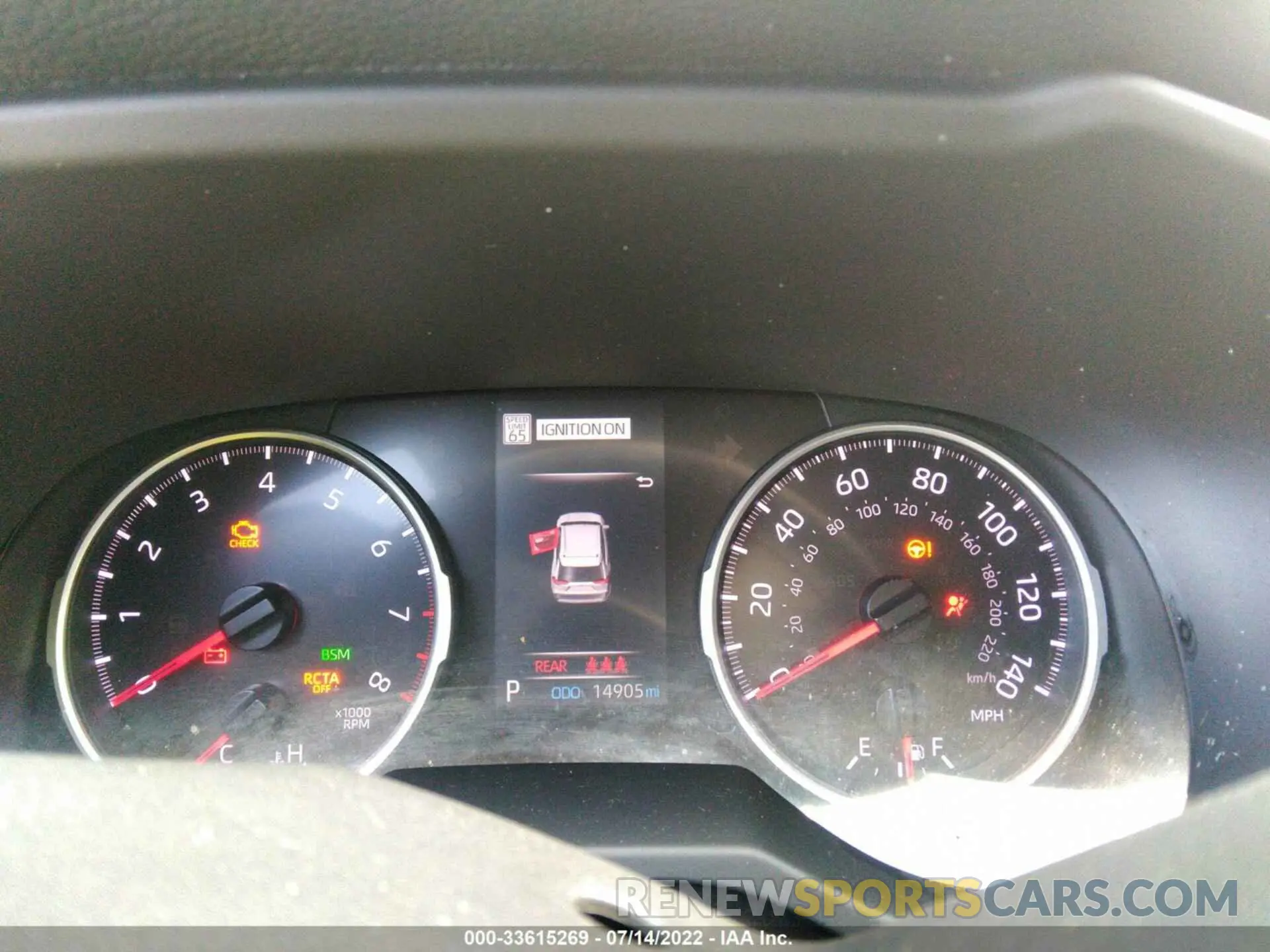 7 Фотография поврежденного автомобиля JTMW1RFV4LD059239 TOYOTA RAV4 2020