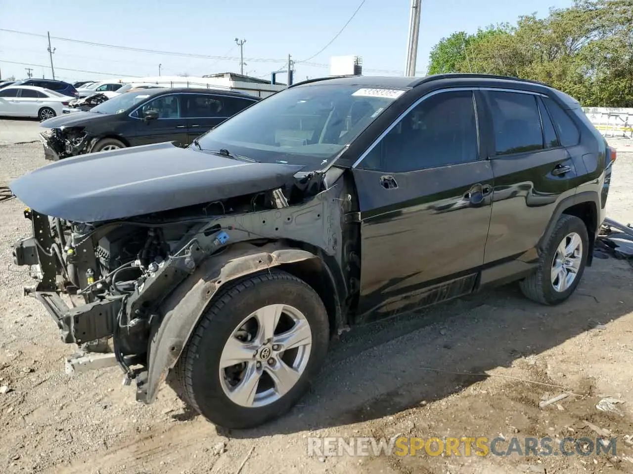 1 Photograph of a damaged car JTMW1RFV7LD053158 TOYOTA RAV4 2020