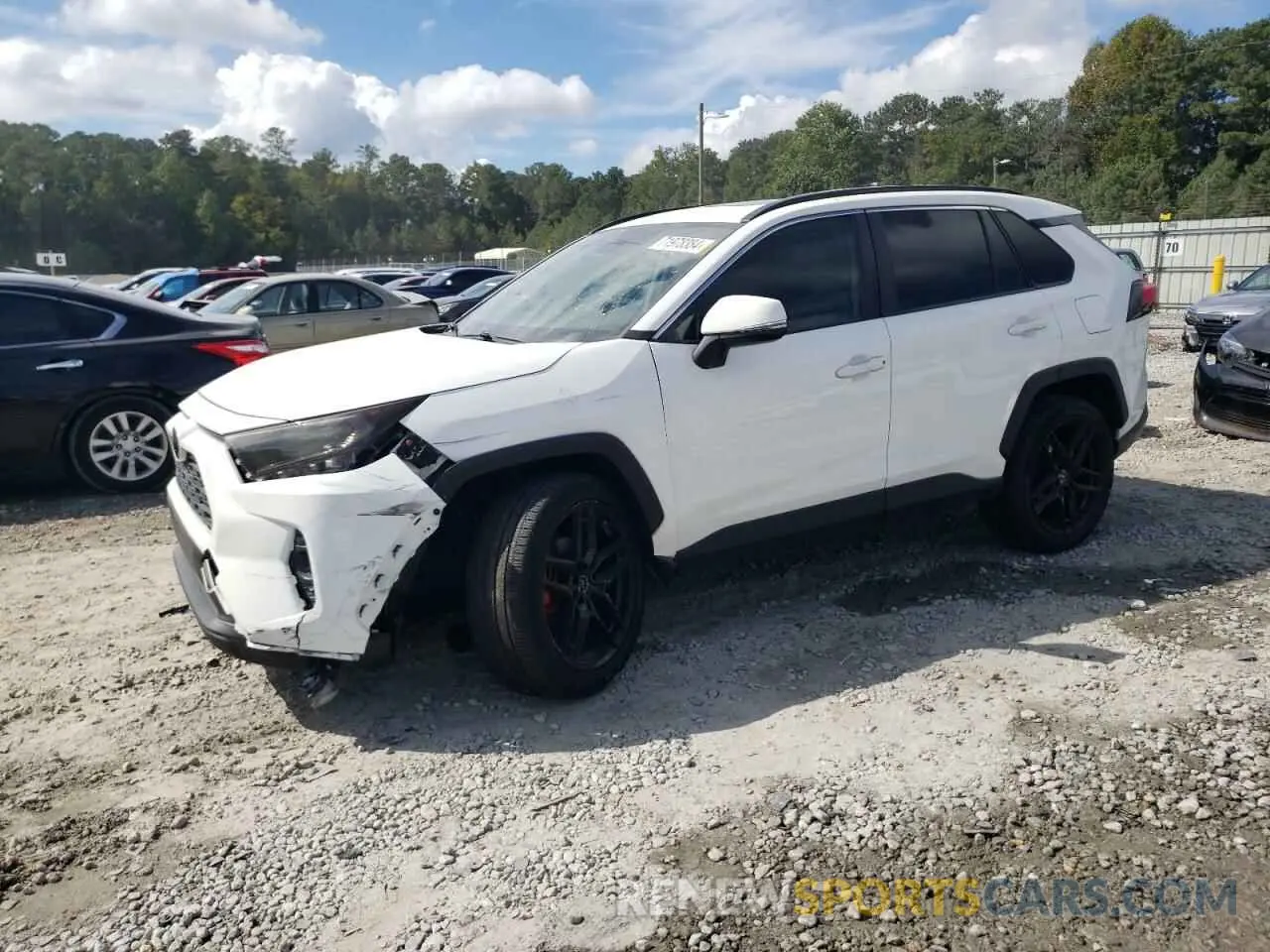 1 Photograph of a damaged car JTMW1RFV7LD521034 TOYOTA RAV4 2020