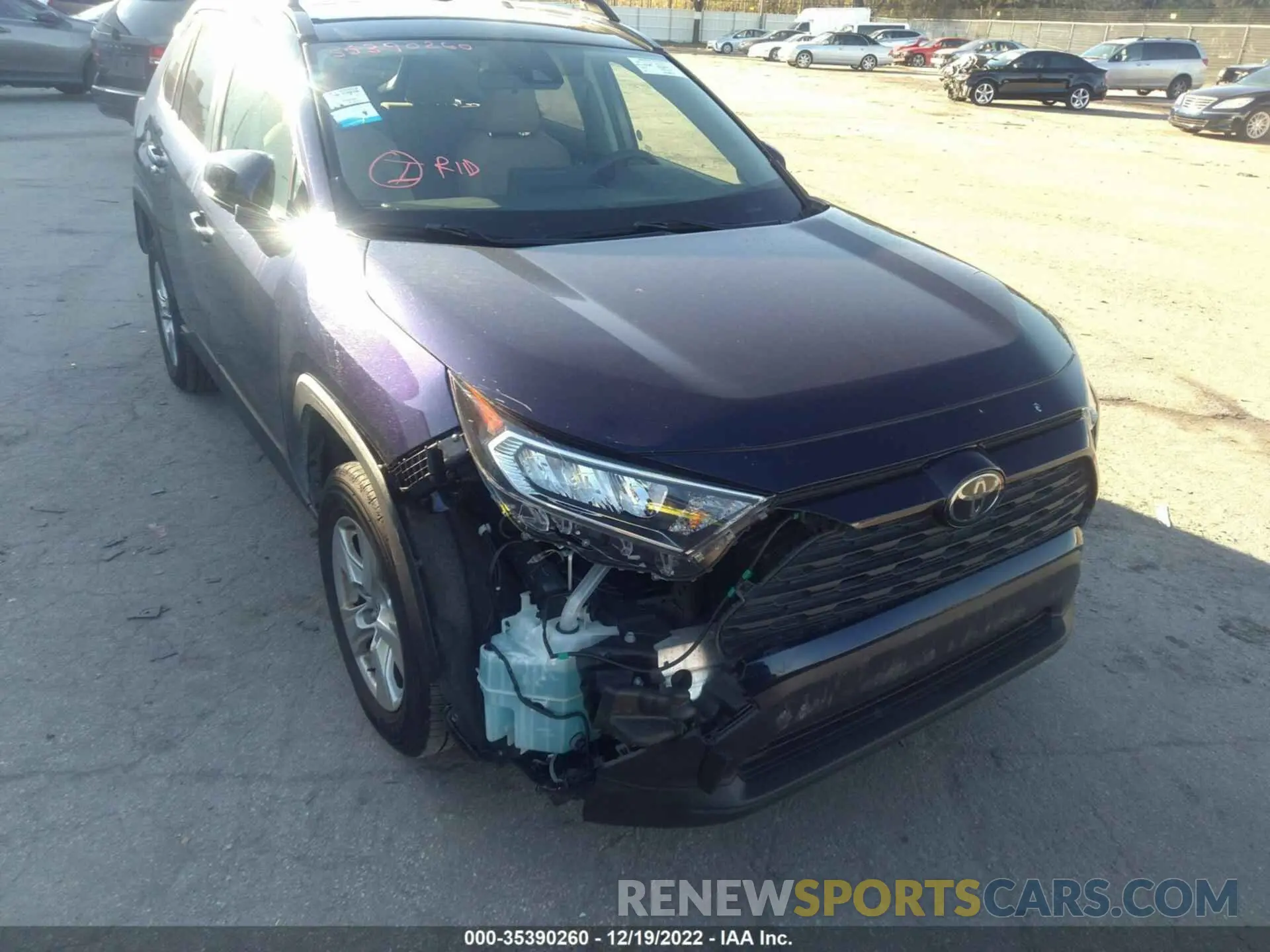 6 Фотография поврежденного автомобиля JTMW1RFV9LJ021796 TOYOTA RAV4 2020