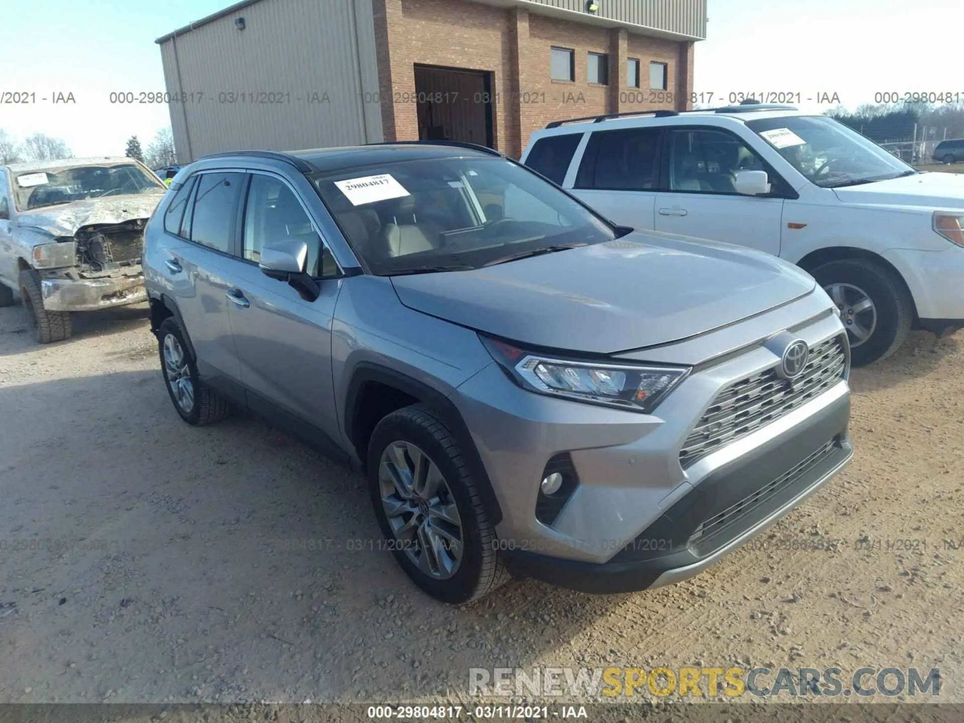 1 Photograph of a damaged car JTMY1RFV2LD521614 TOYOTA RAV4 2020