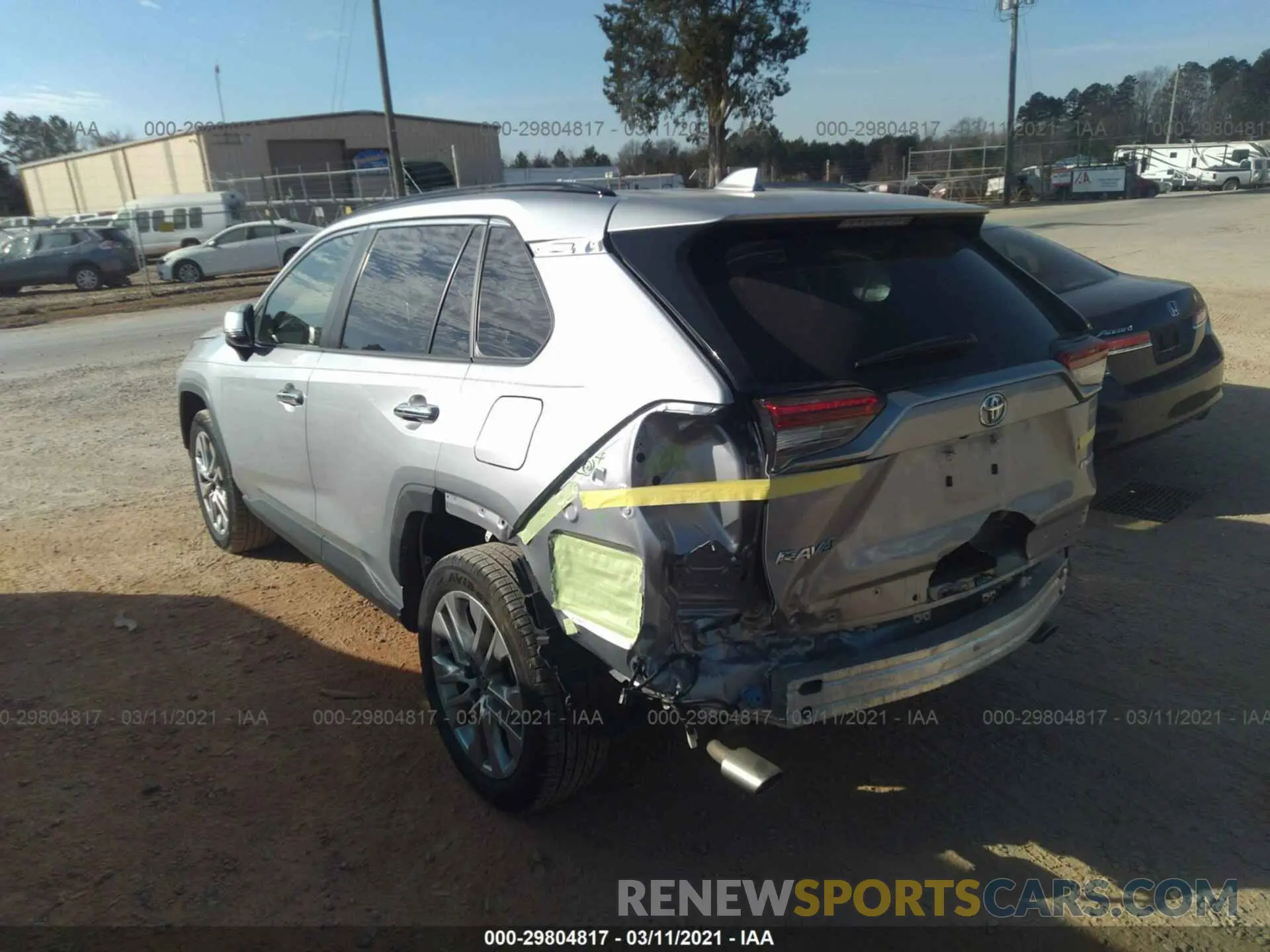 3 Photograph of a damaged car JTMY1RFV2LD521614 TOYOTA RAV4 2020