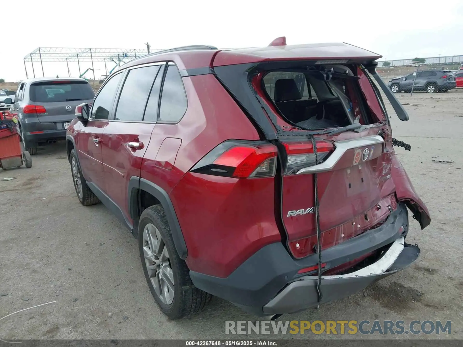3 Фотография поврежденного автомобиля JTMY1RFV5LD518965 TOYOTA RAV4 2020