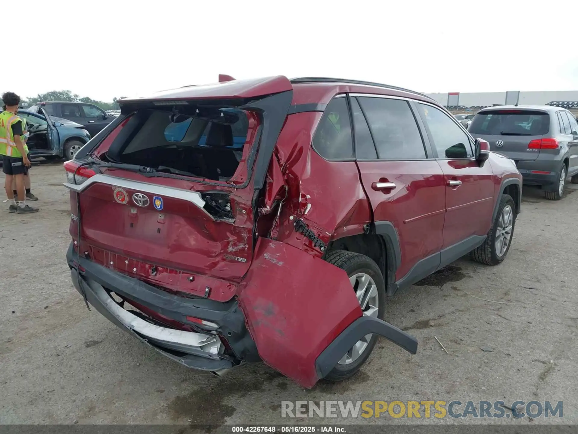 4 Фотография поврежденного автомобиля JTMY1RFV5LD518965 TOYOTA RAV4 2020