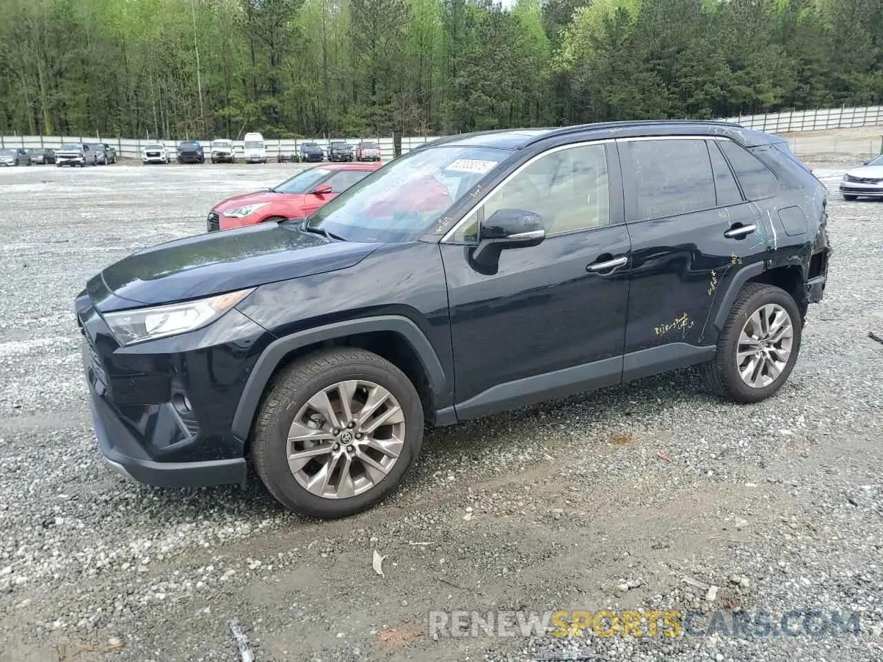 1 Photograph of a damaged car JTMY1RFV7LD518224 TOYOTA RAV4 2020