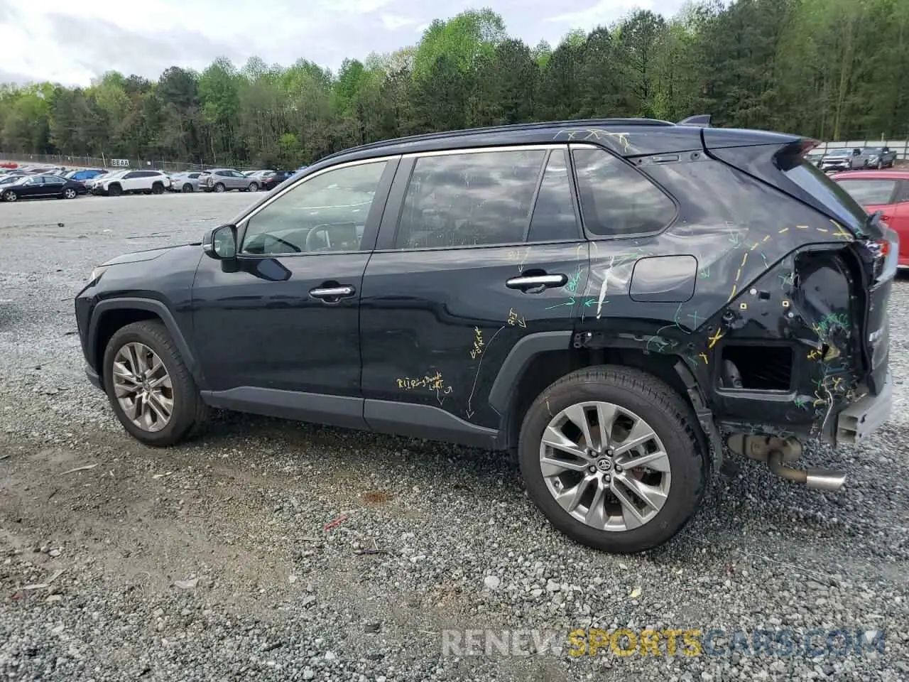 2 Photograph of a damaged car JTMY1RFV7LD518224 TOYOTA RAV4 2020