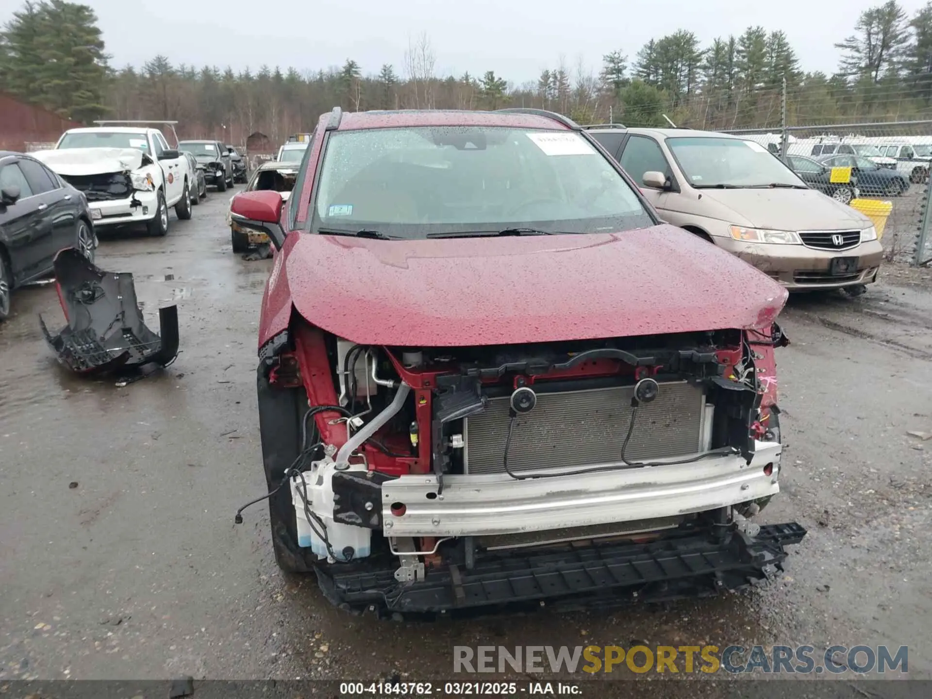 13 Photograph of a damaged car 2T3A1RFV2MW224803 TOYOTA RAV4 2021