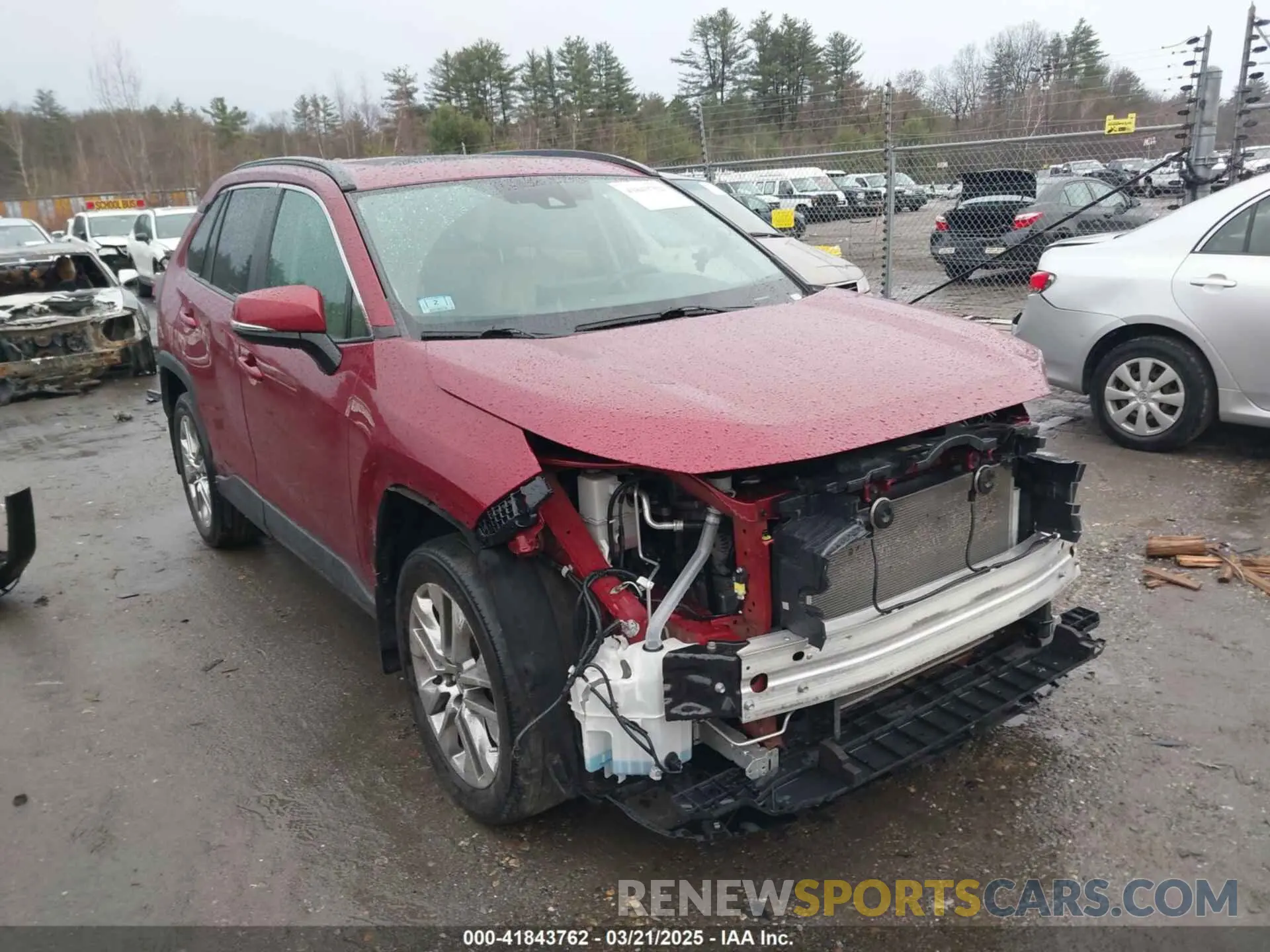 14 Photograph of a damaged car 2T3A1RFV2MW224803 TOYOTA RAV4 2021