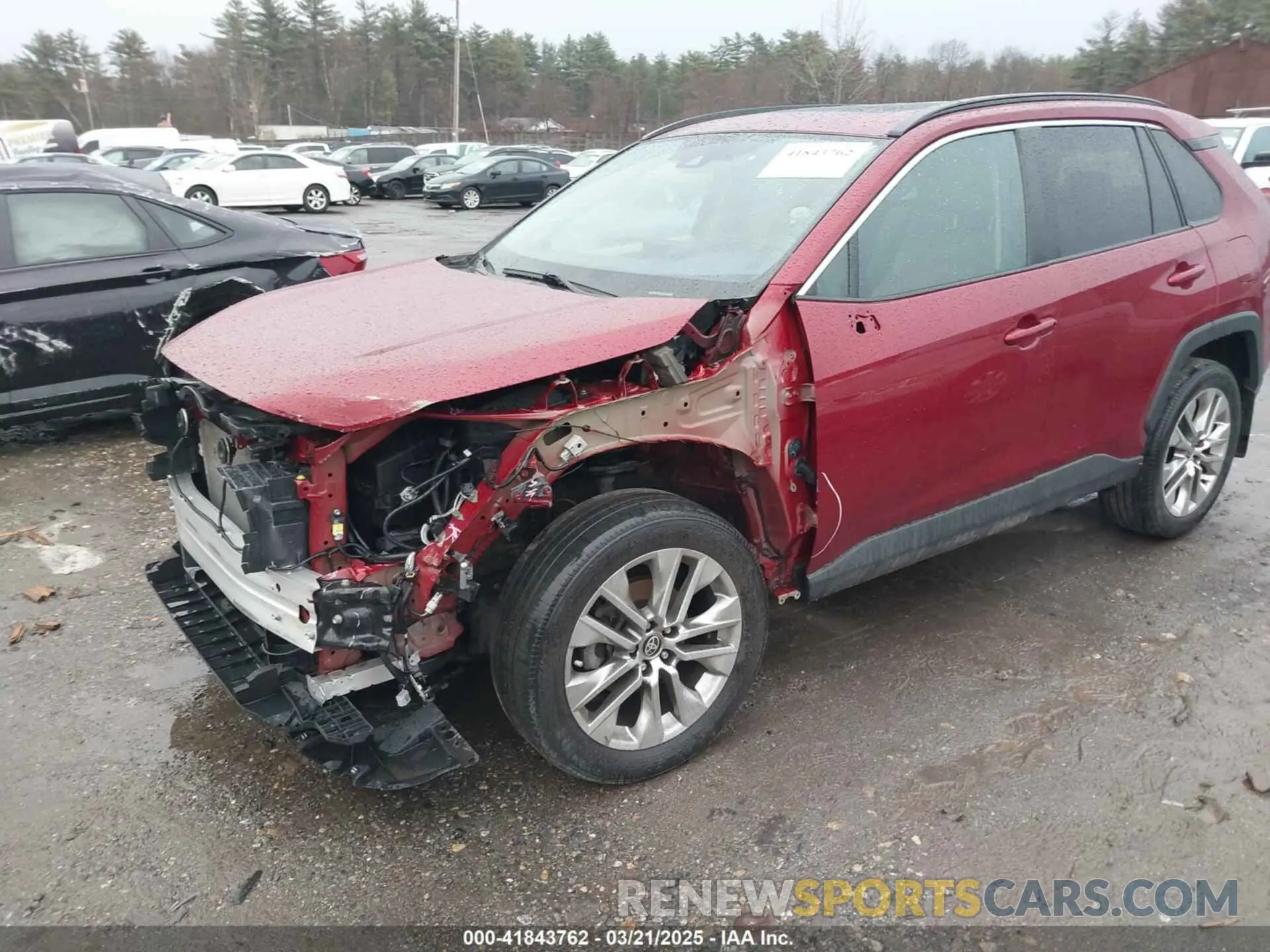 2 Photograph of a damaged car 2T3A1RFV2MW224803 TOYOTA RAV4 2021