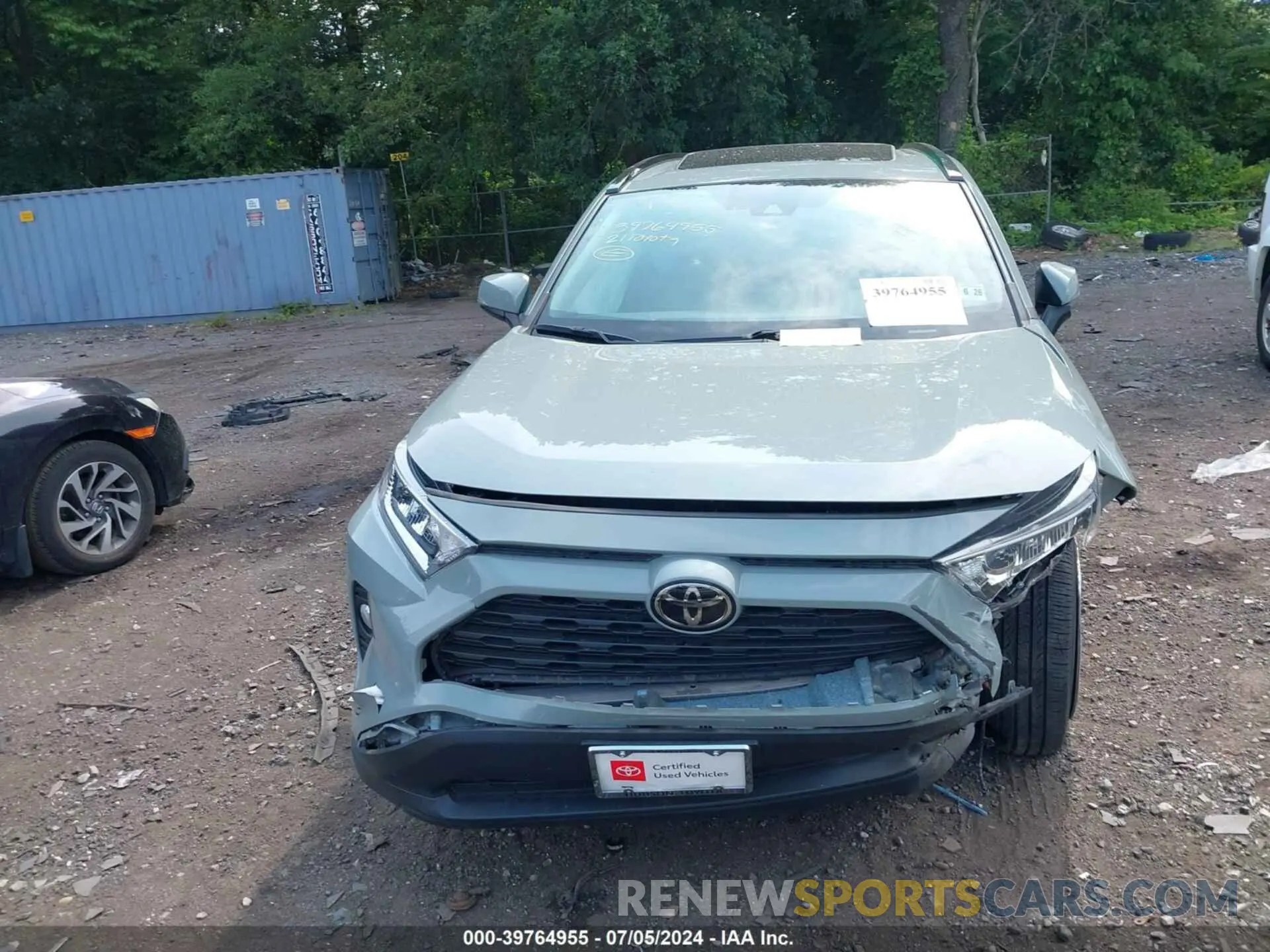 11 Фотография поврежденного автомобиля 2T3A1RFV3MW204995 TOYOTA RAV4 2021