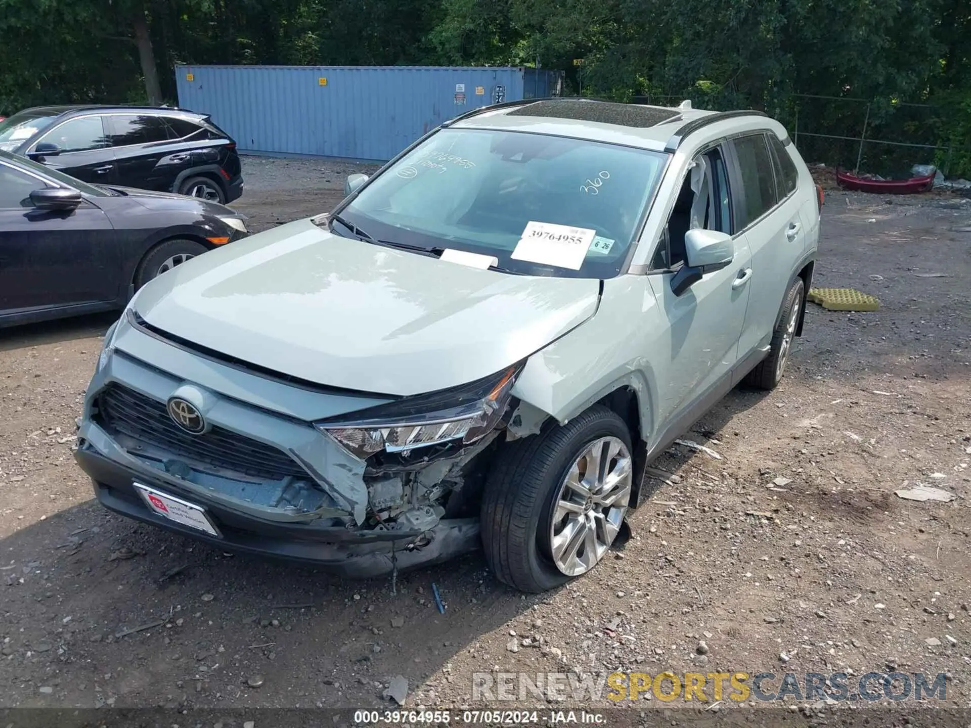 6 Фотография поврежденного автомобиля 2T3A1RFV3MW204995 TOYOTA RAV4 2021