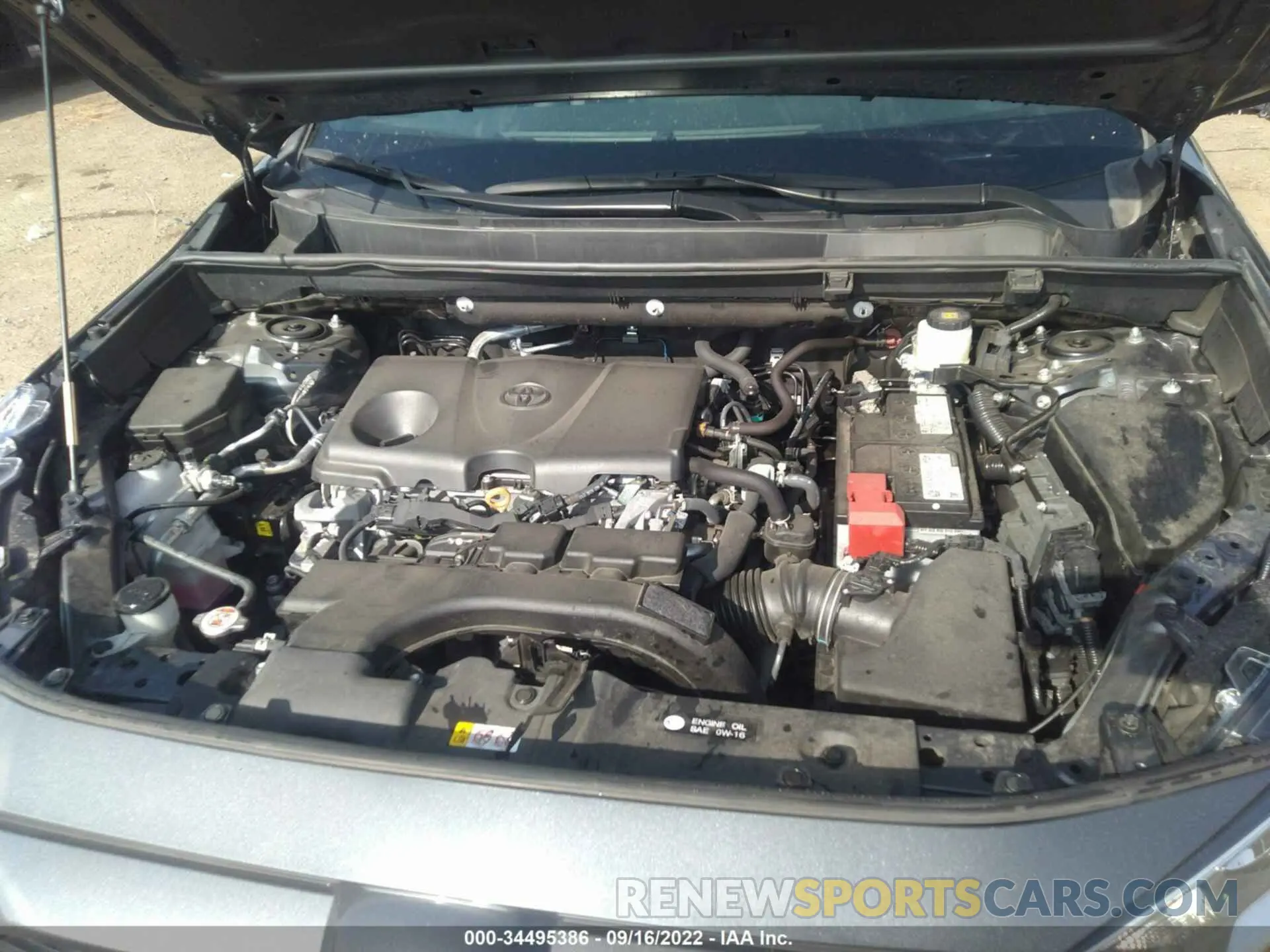 10 Photograph of a damaged car 2T3A1RFV3MW209663 TOYOTA RAV4 2021