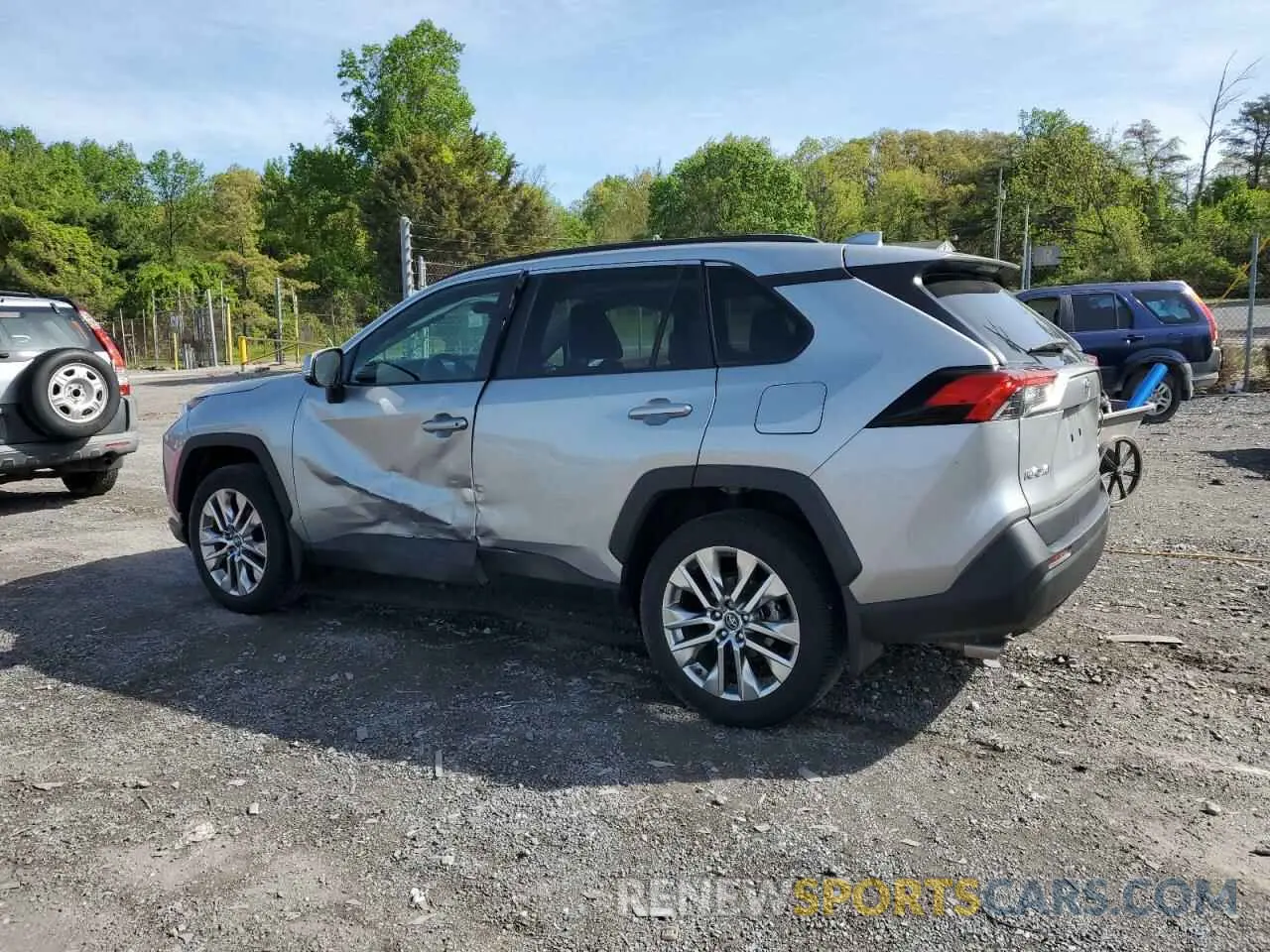 2 Фотография поврежденного автомобиля 2T3A1RFV4MC148129 TOYOTA RAV4 2021