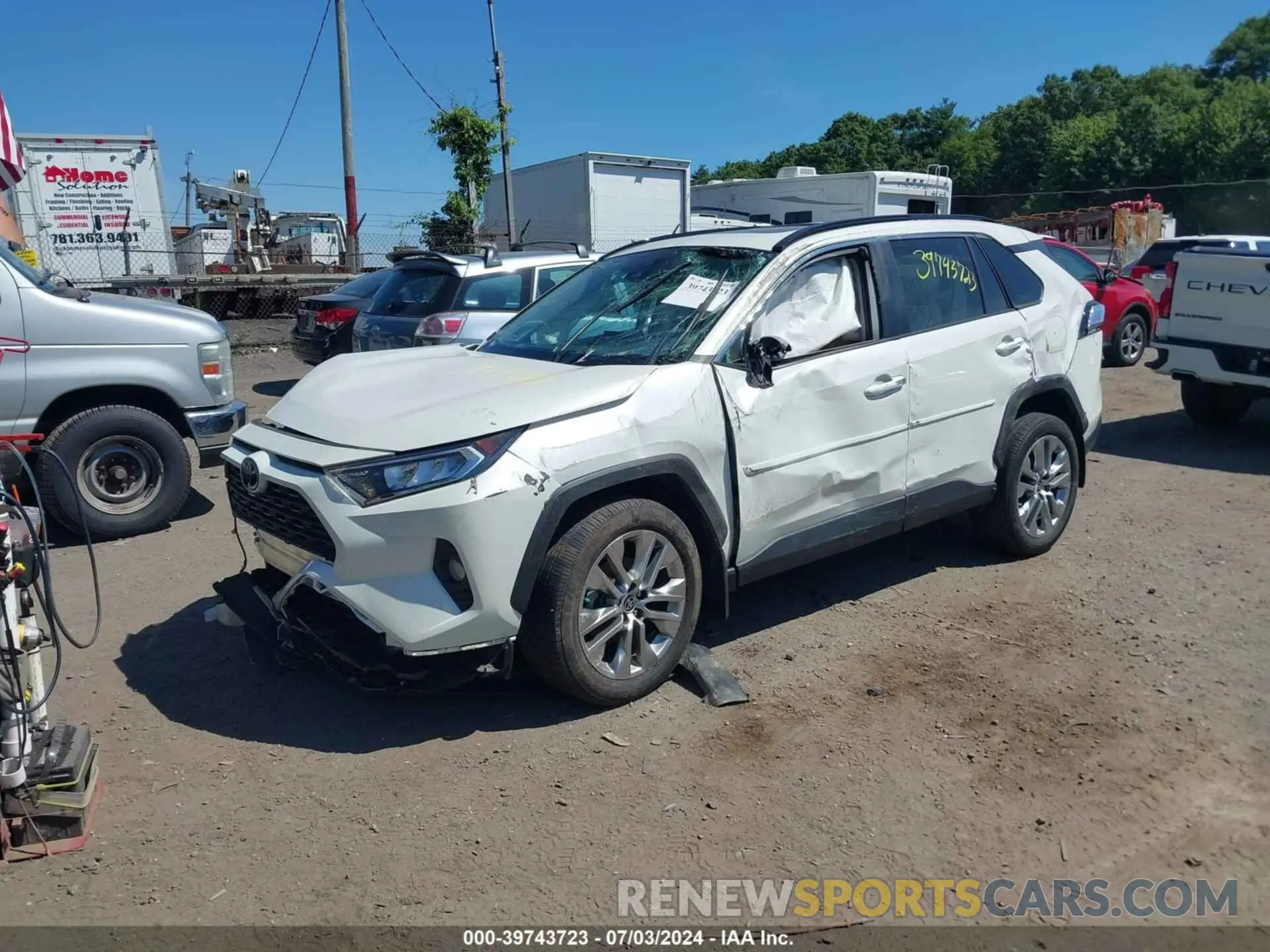 2 Фотография поврежденного автомобиля 2T3A1RFV4MW194168 TOYOTA RAV4 2021
