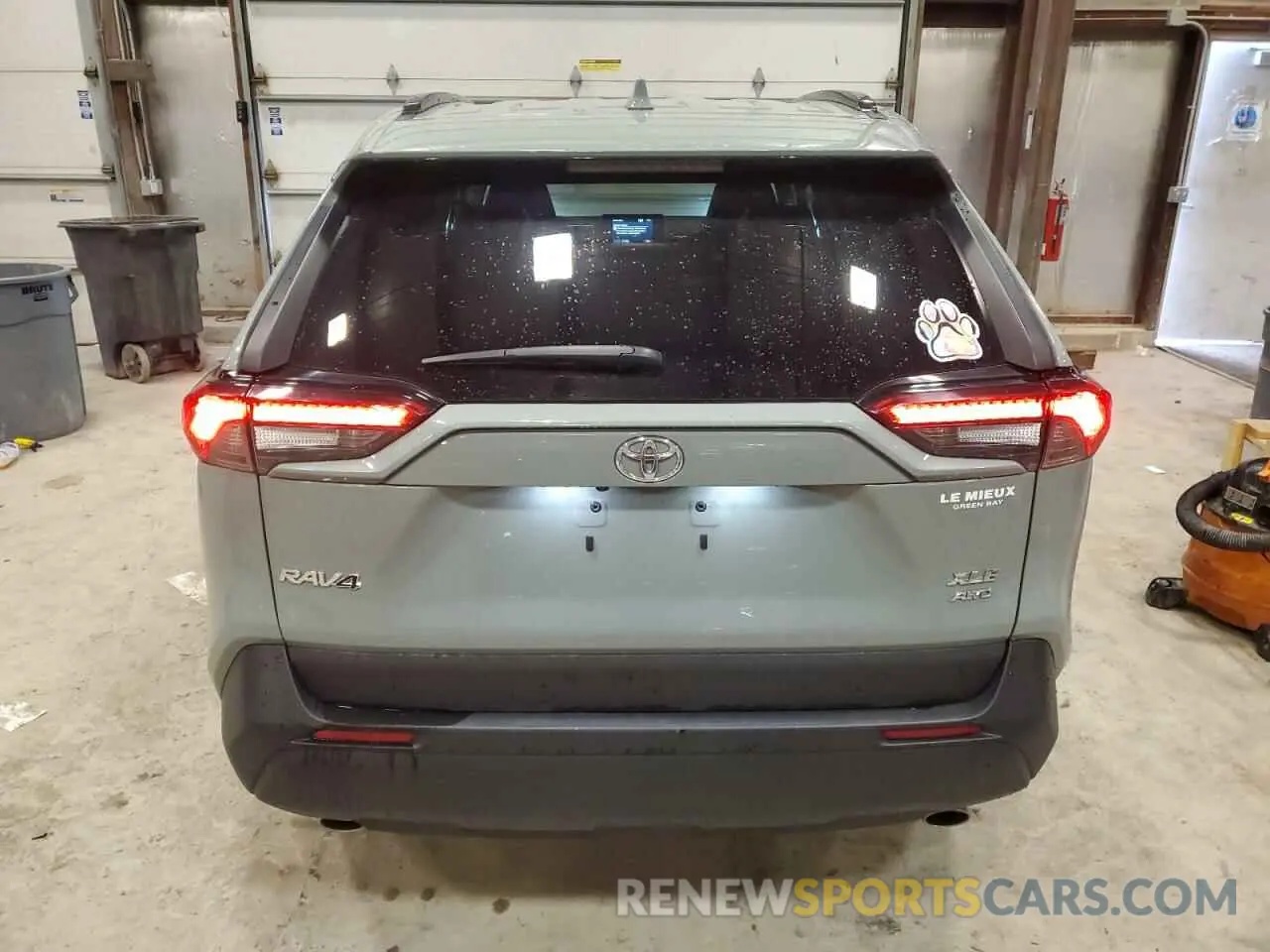6 Фотография поврежденного автомобиля 2T3A1RFV5MW150227 TOYOTA RAV4 2021