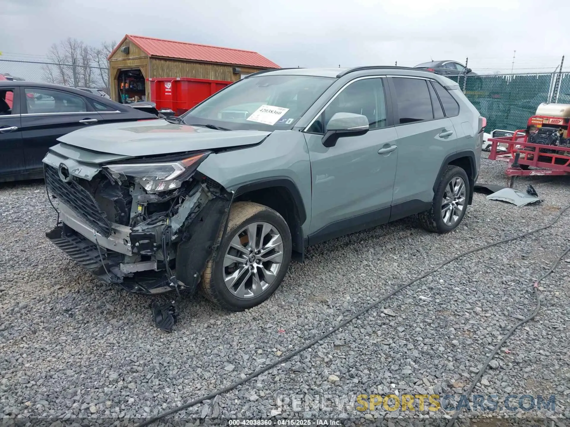 2 Photograph of a damaged car 2T3A1RFV5MW207865 TOYOTA RAV4 2021