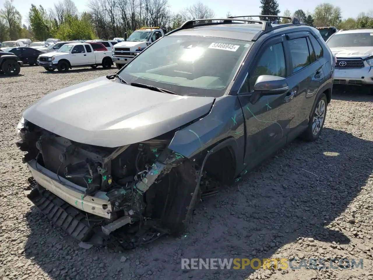 1 Фотография поврежденного автомобиля 2T3A1RFV6MC237247 TOYOTA RAV4 2021