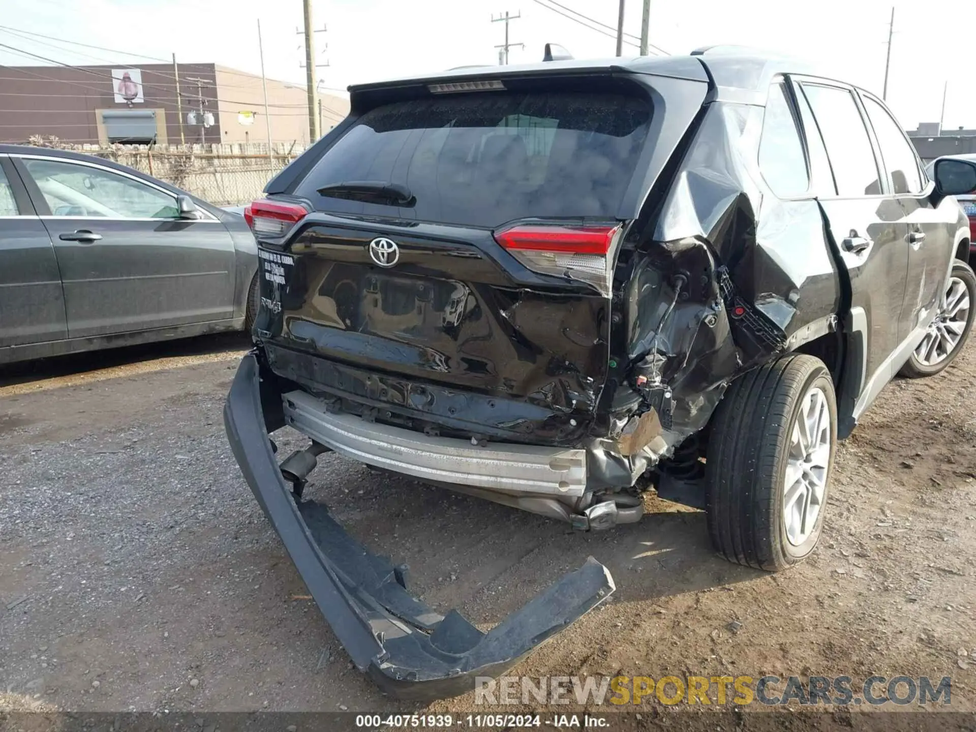 6 Фотография поврежденного автомобиля 2T3A1RFV7MC155429 TOYOTA RAV4 2021