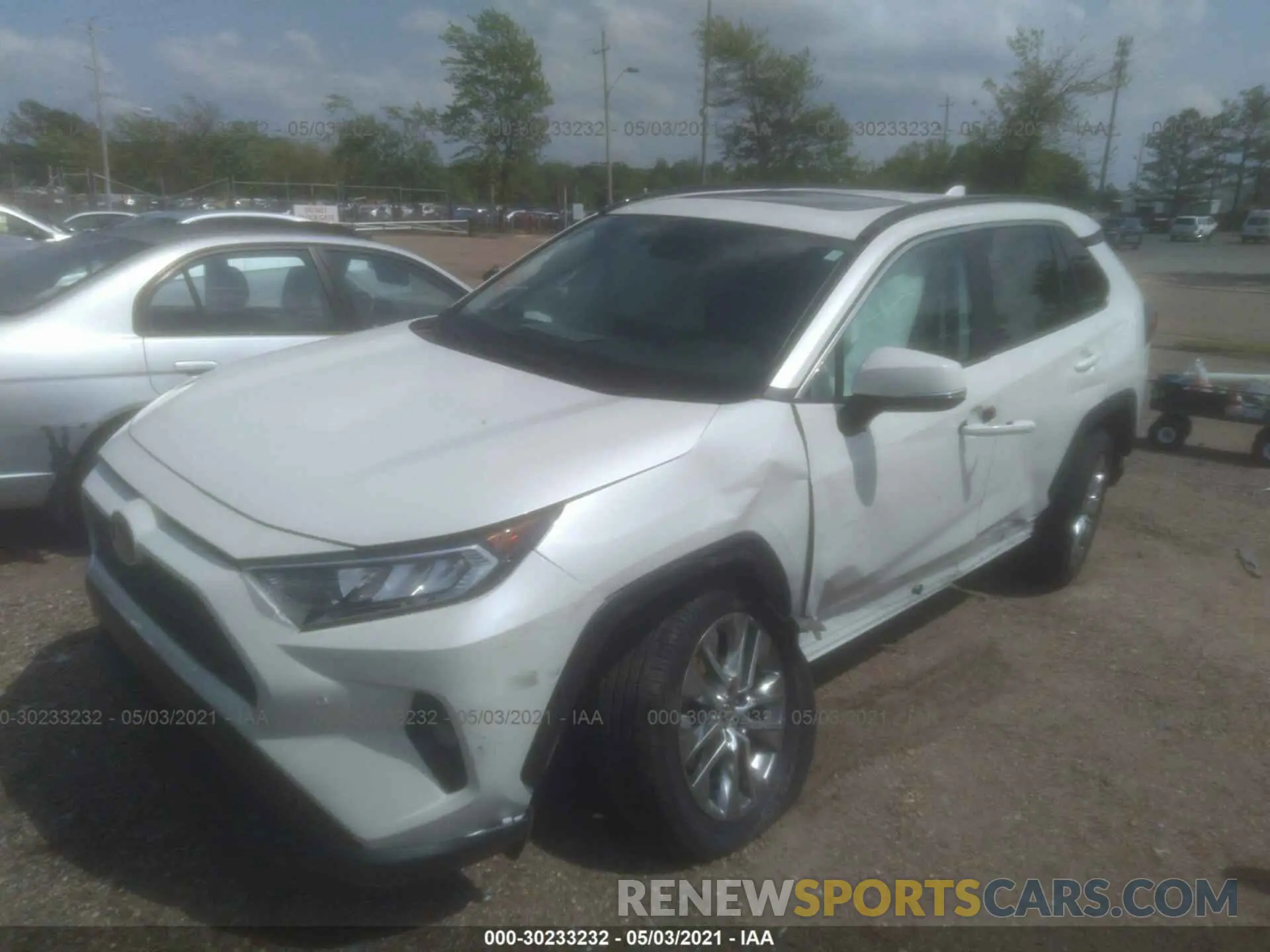 2 Photograph of a damaged car 2T3A1RFV7MW153811 TOYOTA RAV4 2021