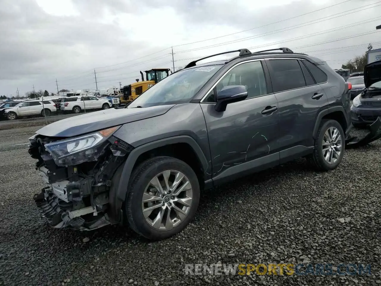 1 Photograph of a damaged car 2T3A1RFV9MC181112 TOYOTA RAV4 2021