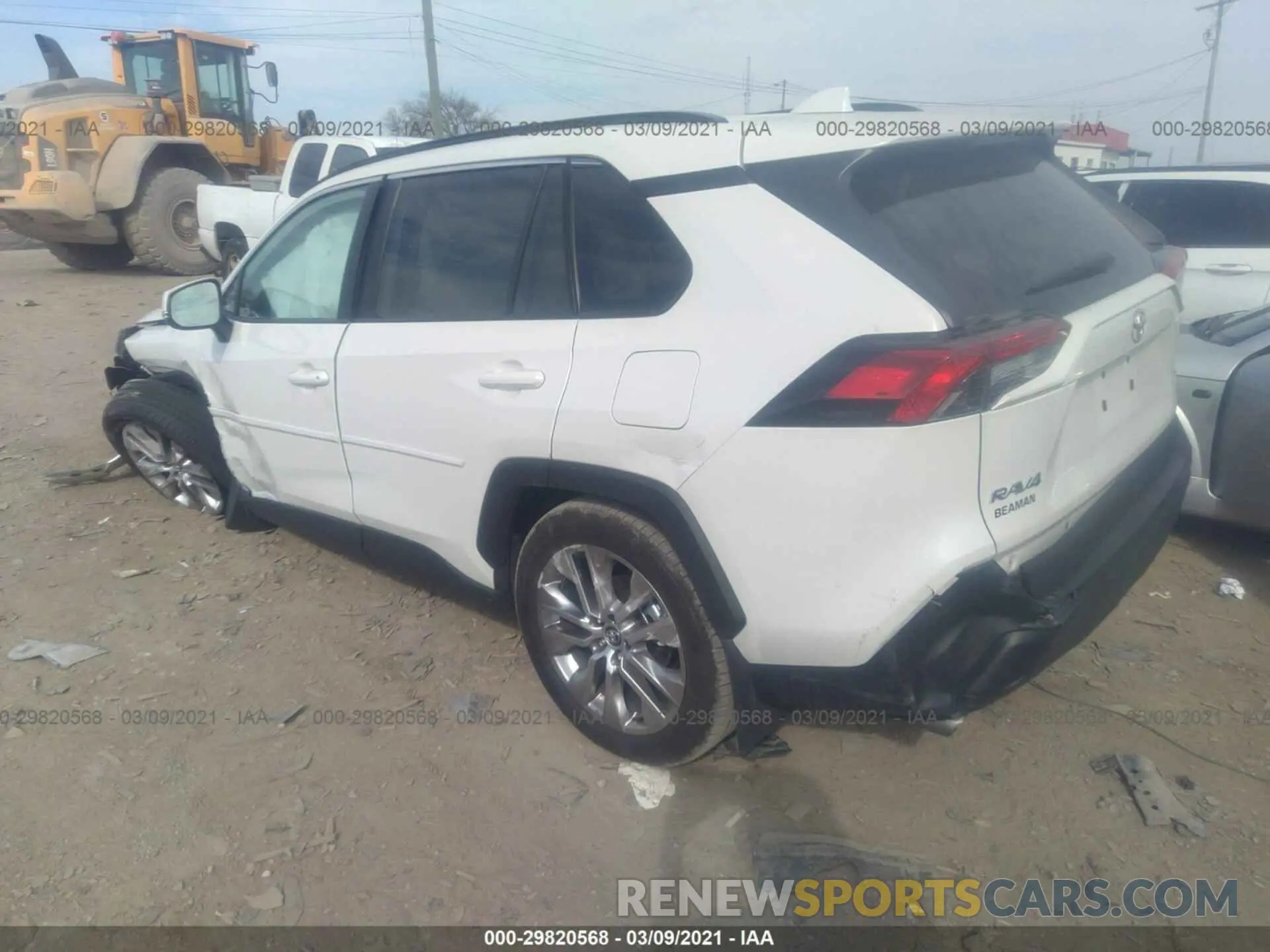 3 Photograph of a damaged car 2T3A1RFV9MW140459 TOYOTA RAV4 2021