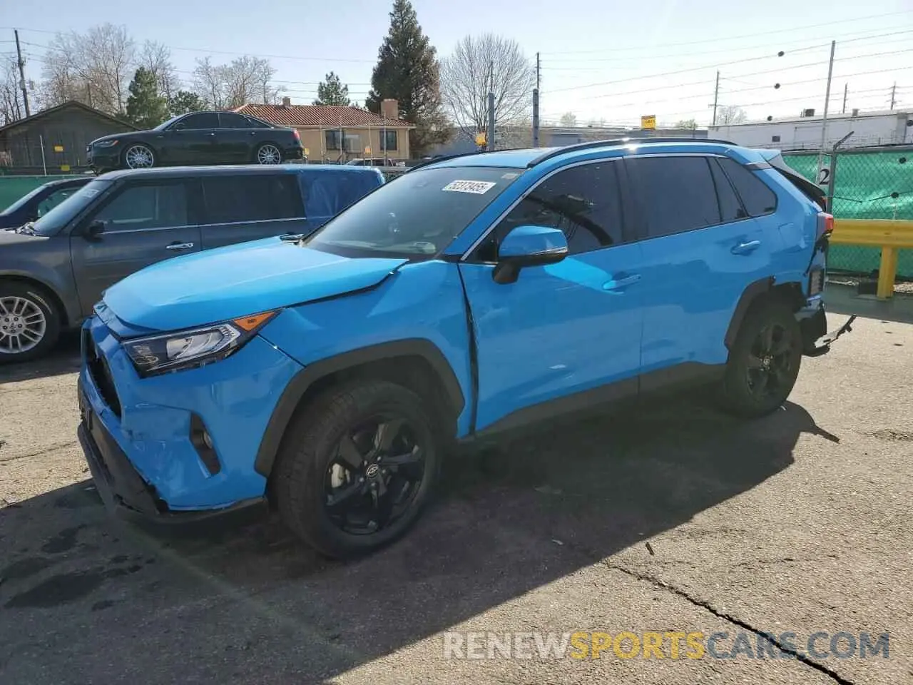 1 Photograph of a damaged car 2T3A1RFV9MW207058 TOYOTA RAV4 2021