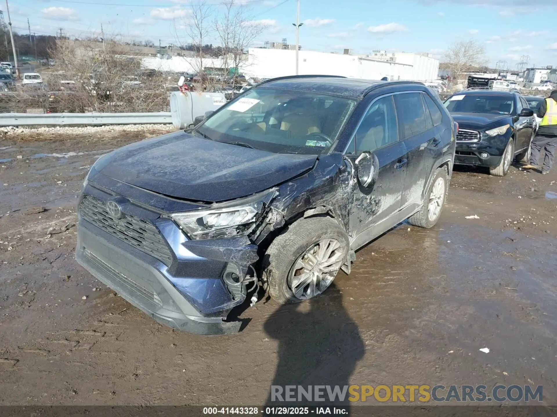 2 Фотография поврежденного автомобиля 2T3A1RFVXMW170960 TOYOTA RAV4 2021