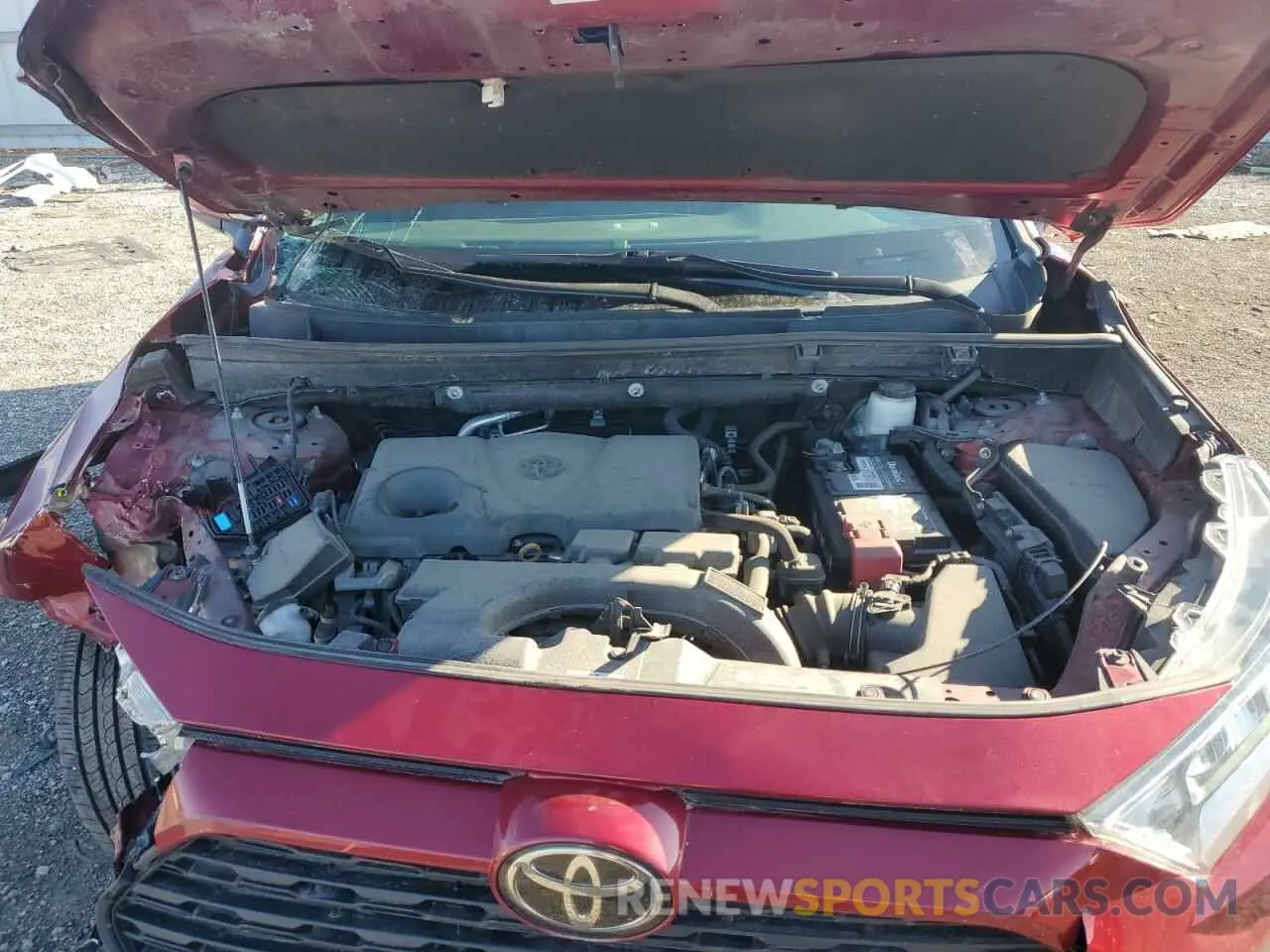 14 Фотография поврежденного автомобиля 2T3A1RFVXMW173762 TOYOTA RAV4 2021