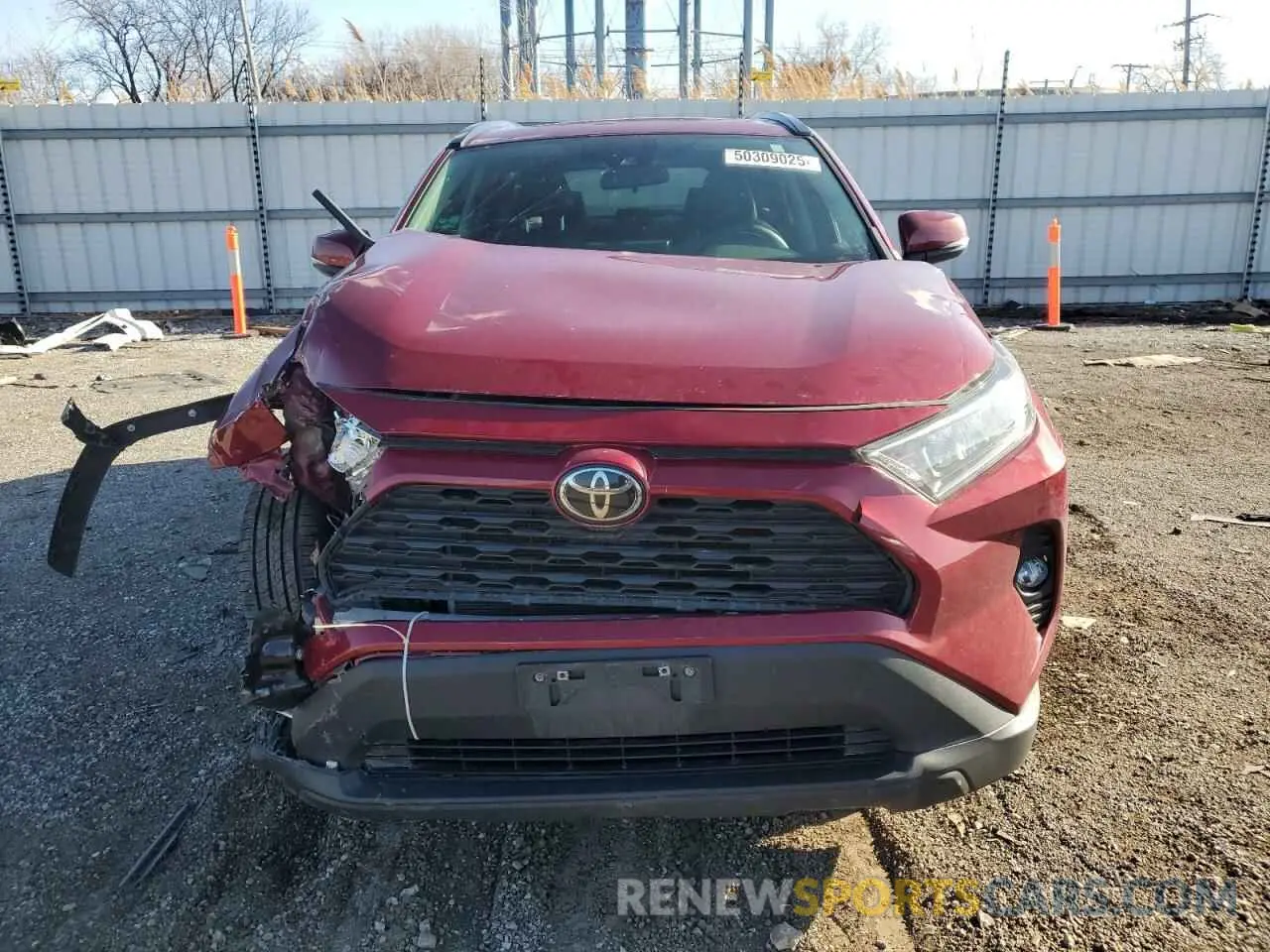 5 Фотография поврежденного автомобиля 2T3A1RFVXMW173762 TOYOTA RAV4 2021