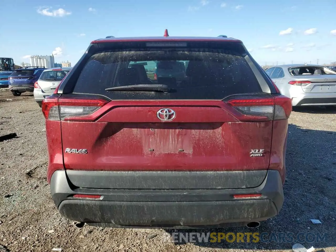 6 Фотография поврежденного автомобиля 2T3A1RFVXMW173762 TOYOTA RAV4 2021