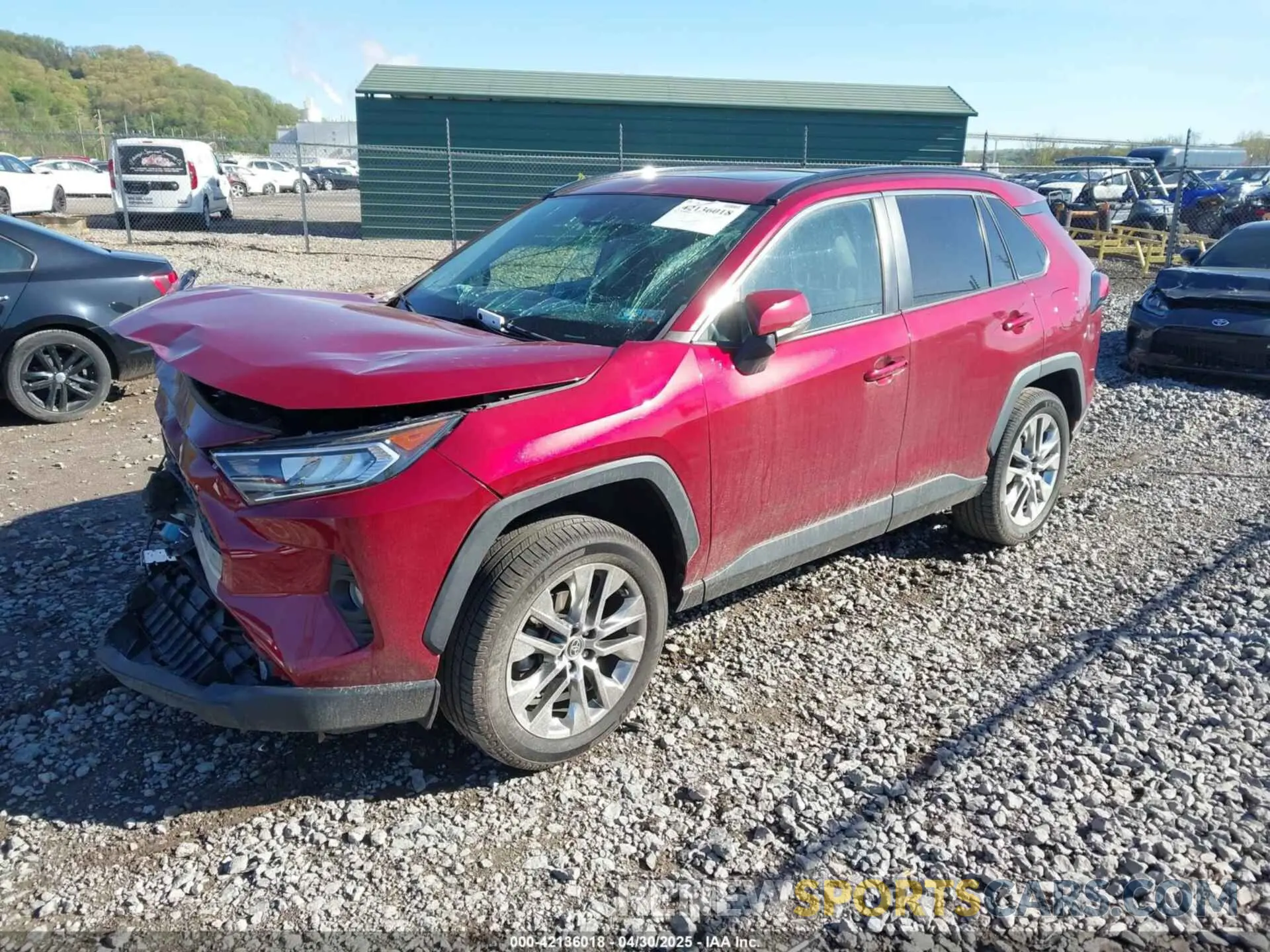 2 Photograph of a damaged car 2T3A1RFVXMW202936 TOYOTA RAV4 2021