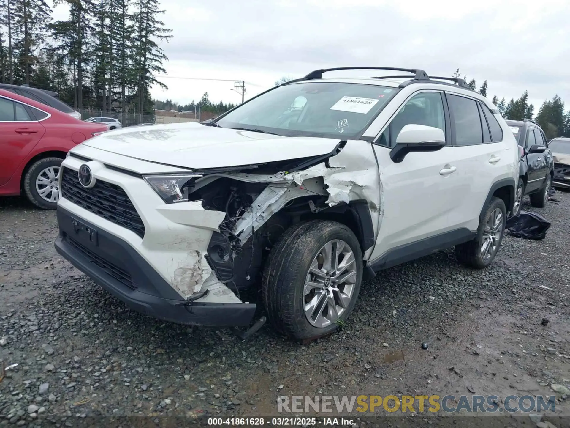 2 Photograph of a damaged car 2T3A1RFVXMW246421 TOYOTA RAV4 2021