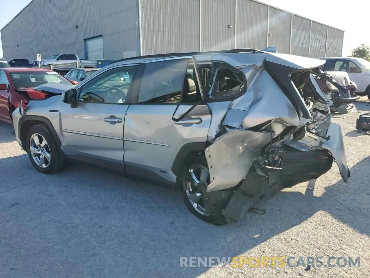 2 Фотография поврежденного автомобиля 2T3B6RFV0MW008793 TOYOTA RAV4 2021