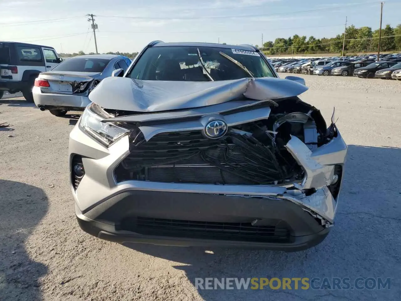 5 Фотография поврежденного автомобиля 2T3B6RFV0MW008793 TOYOTA RAV4 2021