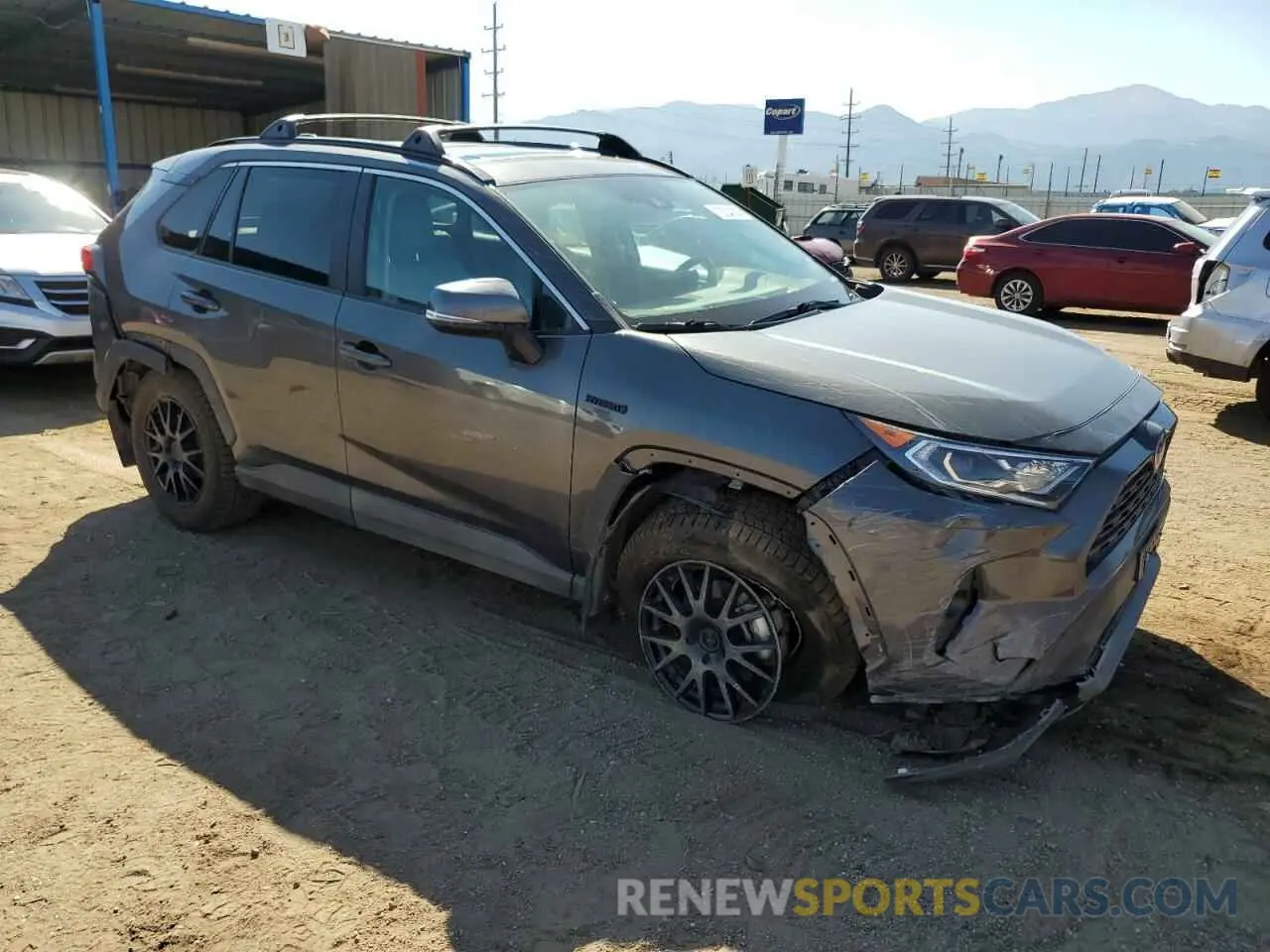 4 Photograph of a damaged car 2T3B6RFV3MW024518 TOYOTA RAV4 2021