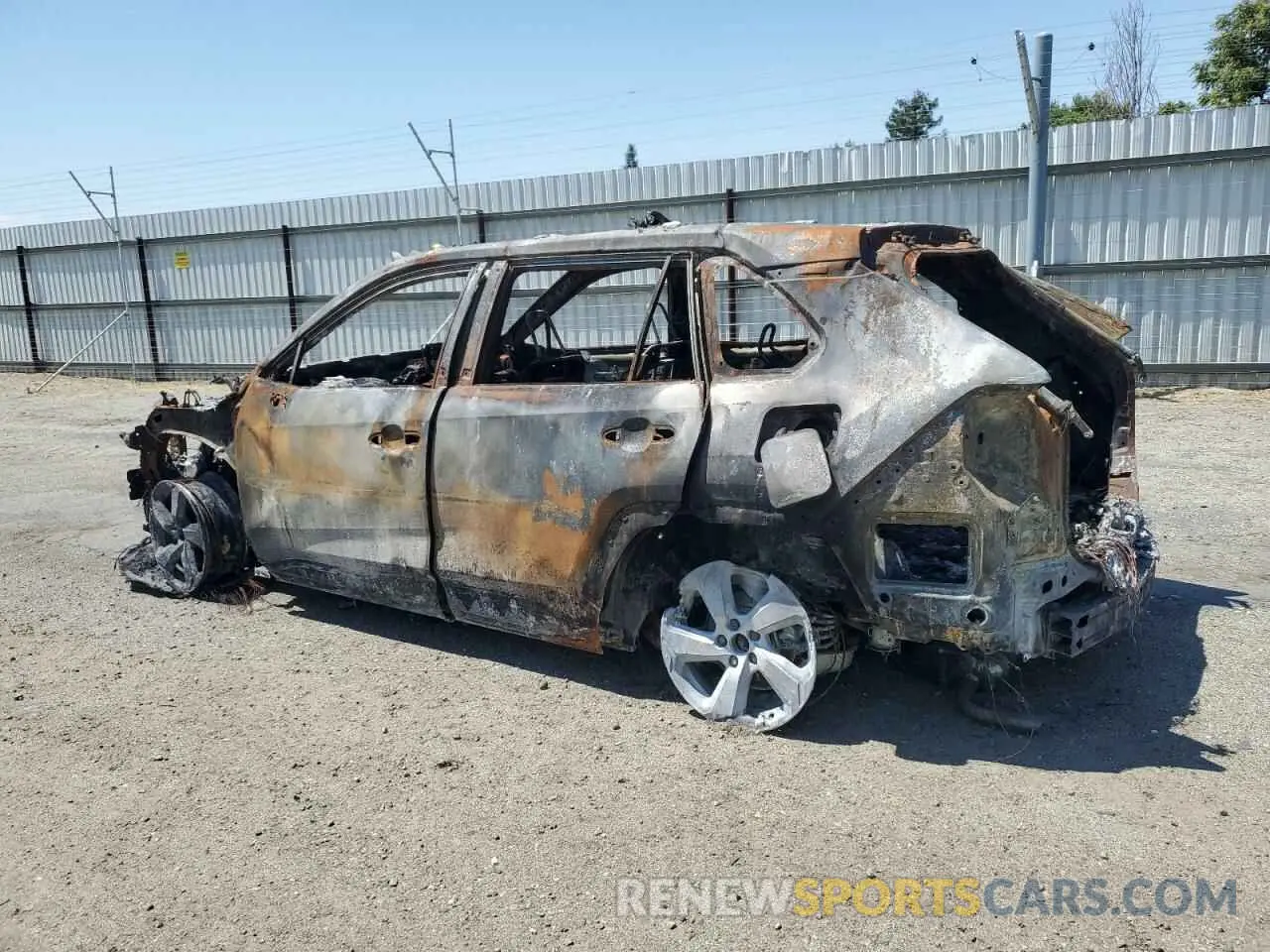2 Photograph of a damaged car 2T3B6RFV5MW024830 TOYOTA RAV4 2021