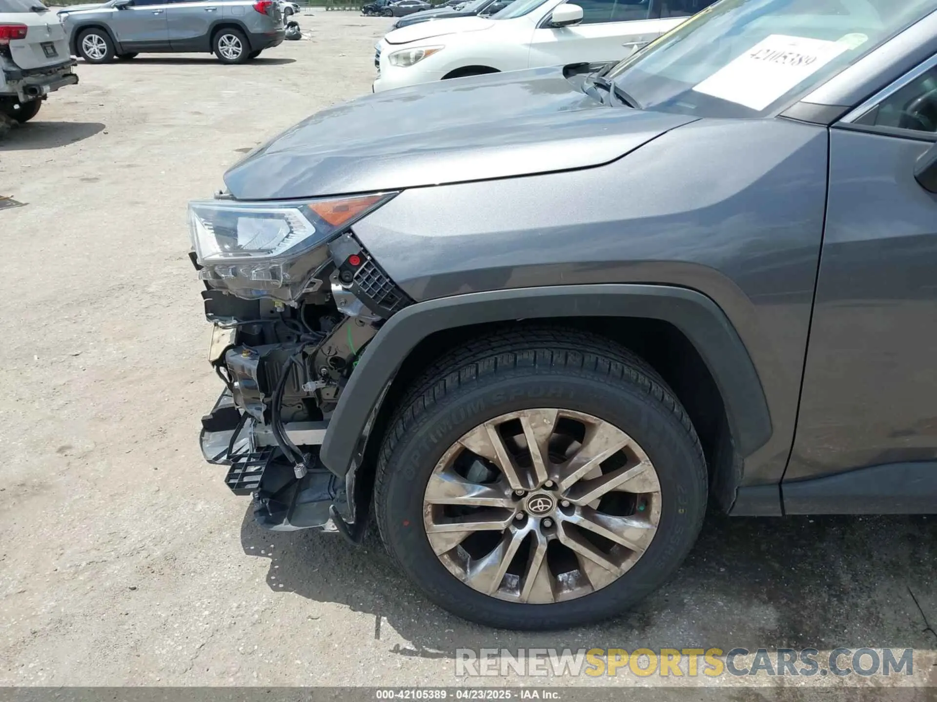 6 Фотография поврежденного автомобиля 2T3C1RFV1MC153555 TOYOTA RAV4 2021