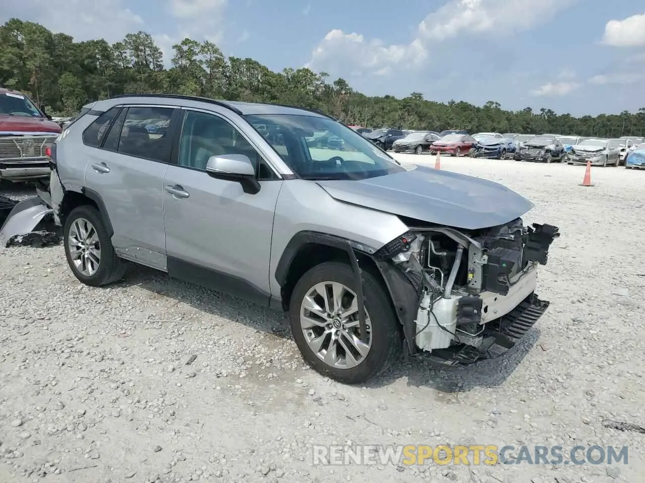 4 Фотография поврежденного автомобиля 2T3C1RFV1MW113362 TOYOTA RAV4 2021