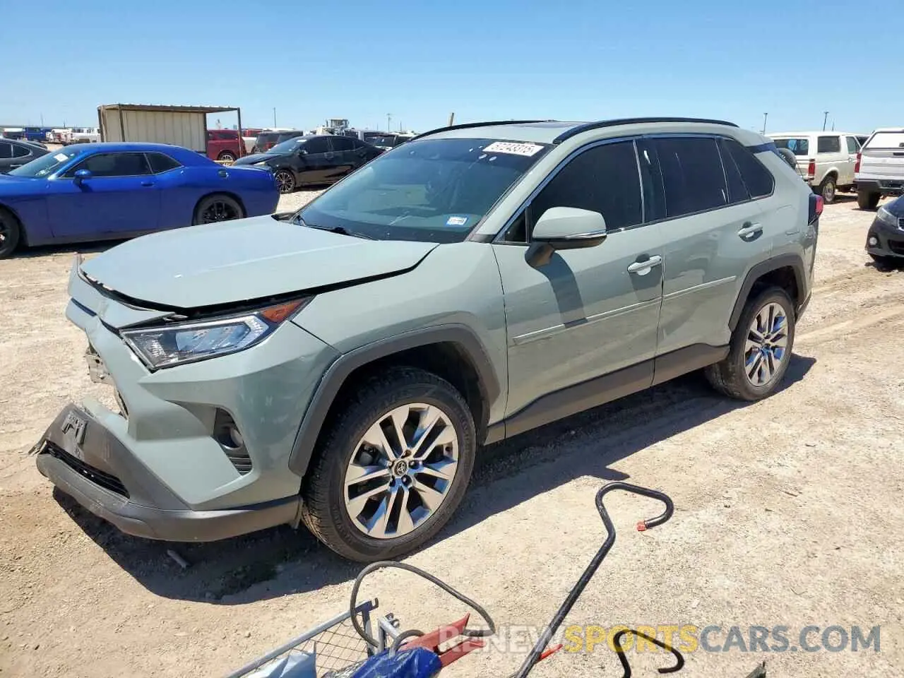 1 Photograph of a damaged car 2T3C1RFV1MW122403 TOYOTA RAV4 2021