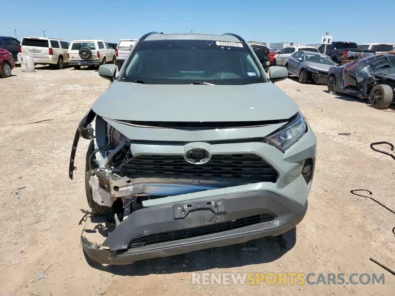 5 Photograph of a damaged car 2T3C1RFV1MW122403 TOYOTA RAV4 2021