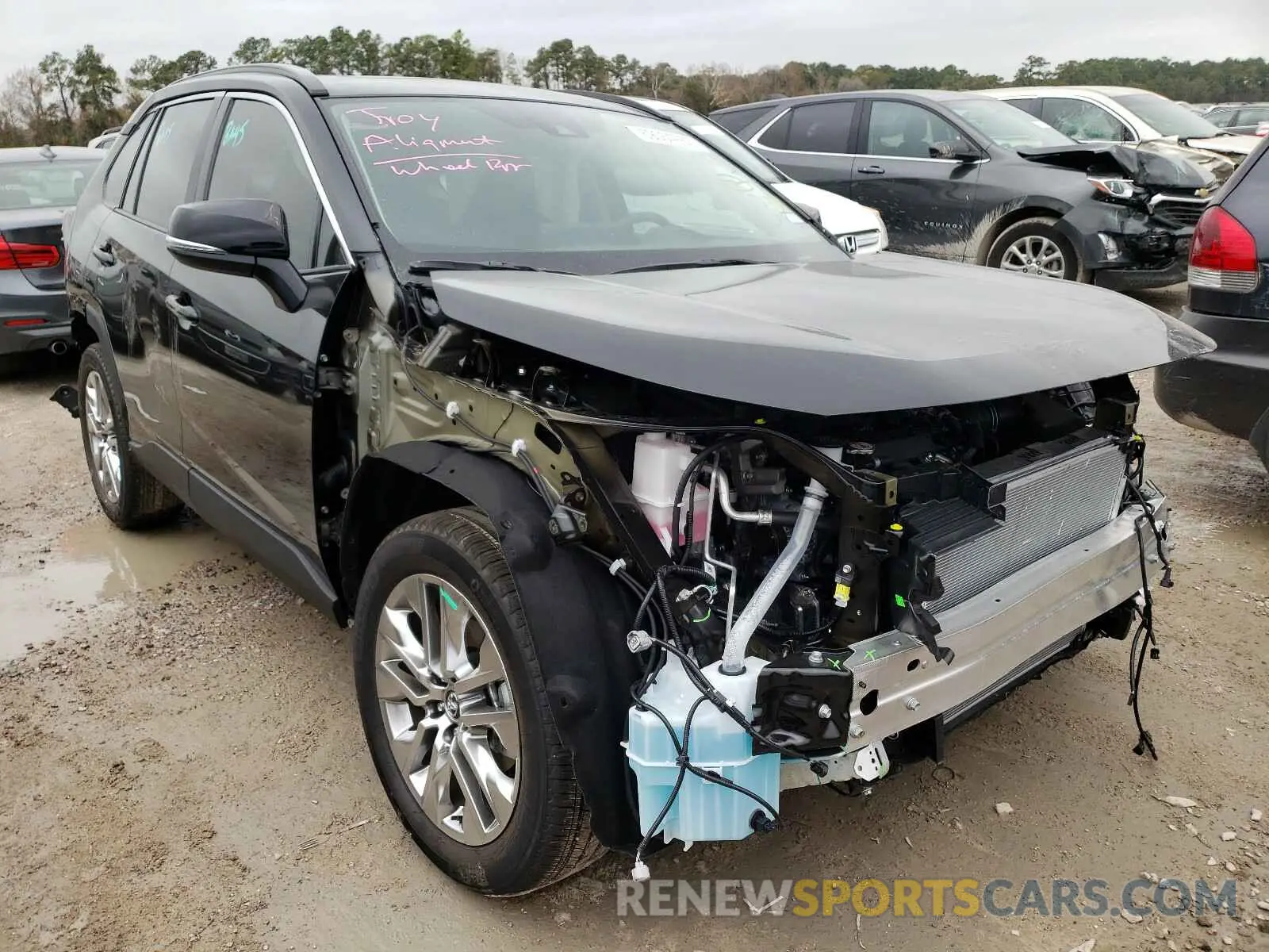 1 Photograph of a damaged car 2T3C1RFV2MW109482 TOYOTA RAV4 2021