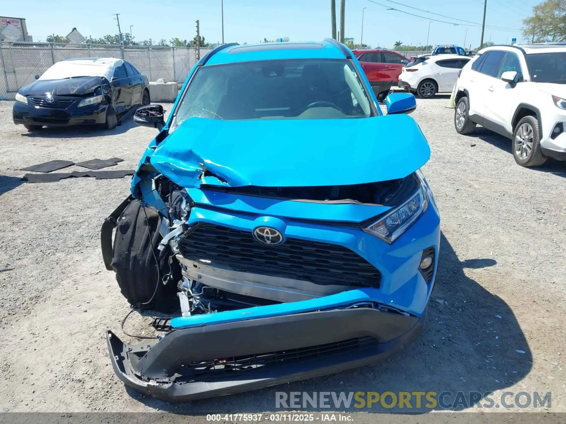 6 Фотография поврежденного автомобиля 2T3C1RFV2MW157922 TOYOTA RAV4 2021