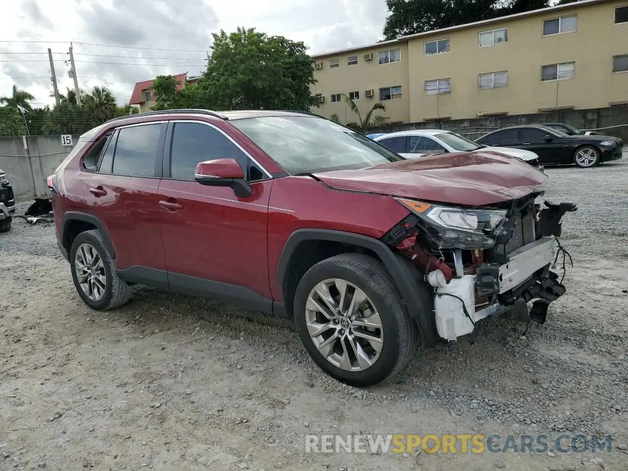 4 Фотография поврежденного автомобиля 2T3C1RFV2MW169004 TOYOTA RAV4 2021